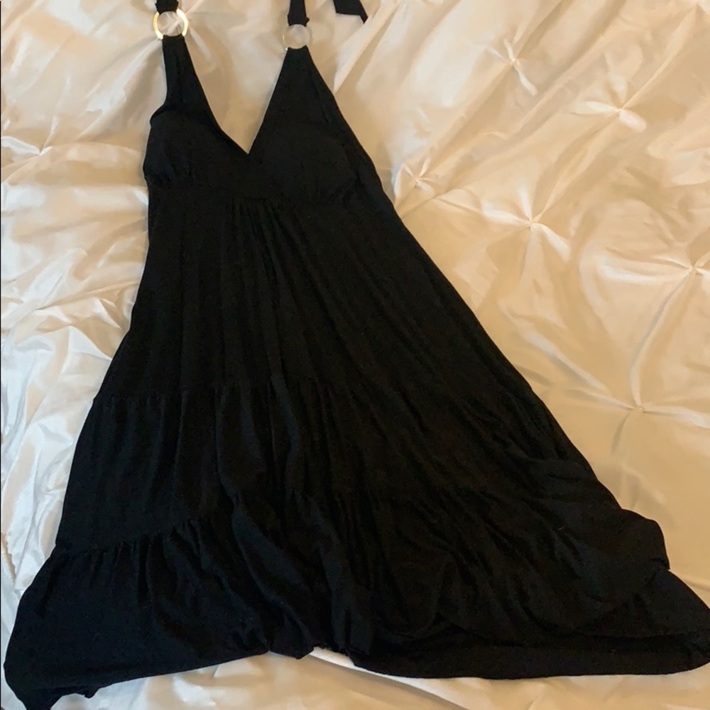 Black sun dress